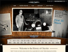 Tablet Screenshot of chryslerhistory.com